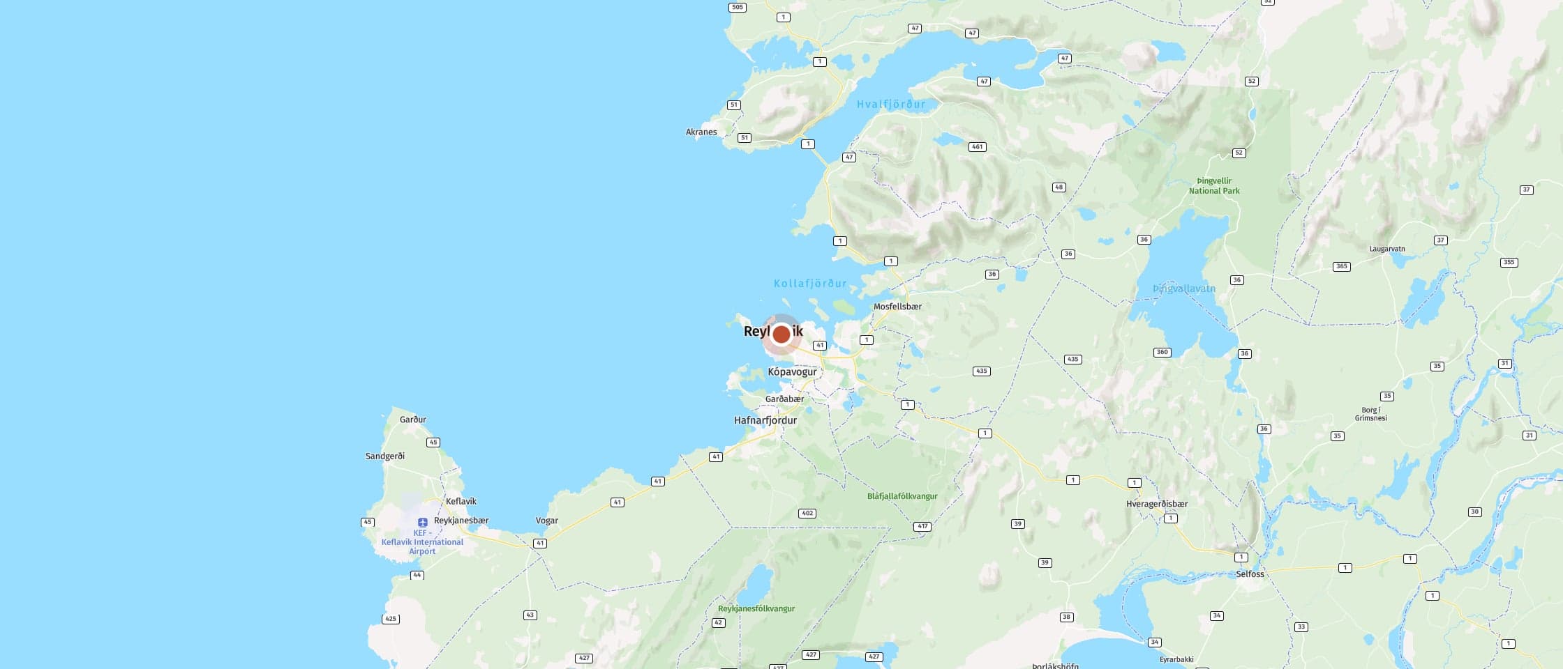 Karte: Erlebe Reykjavík mit Kaffee und Zimtschnecke in der Hand