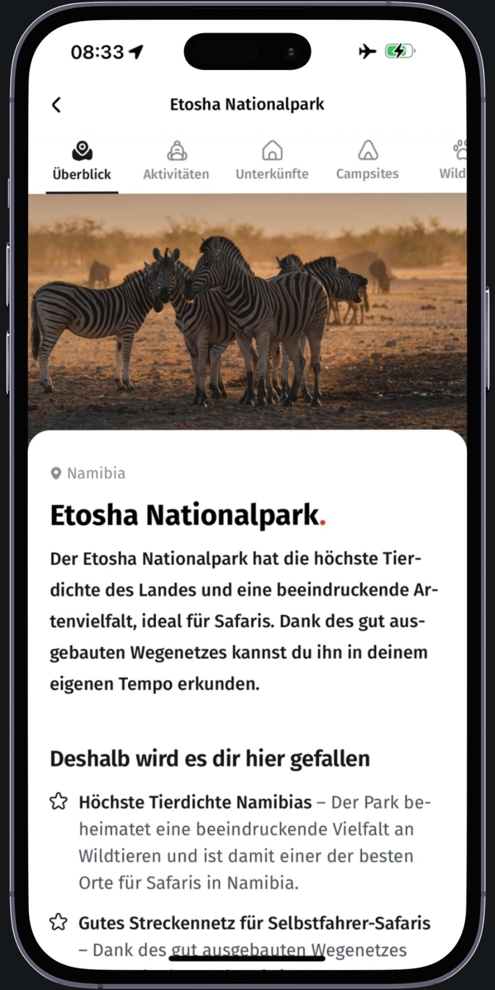 Offline mode in the app