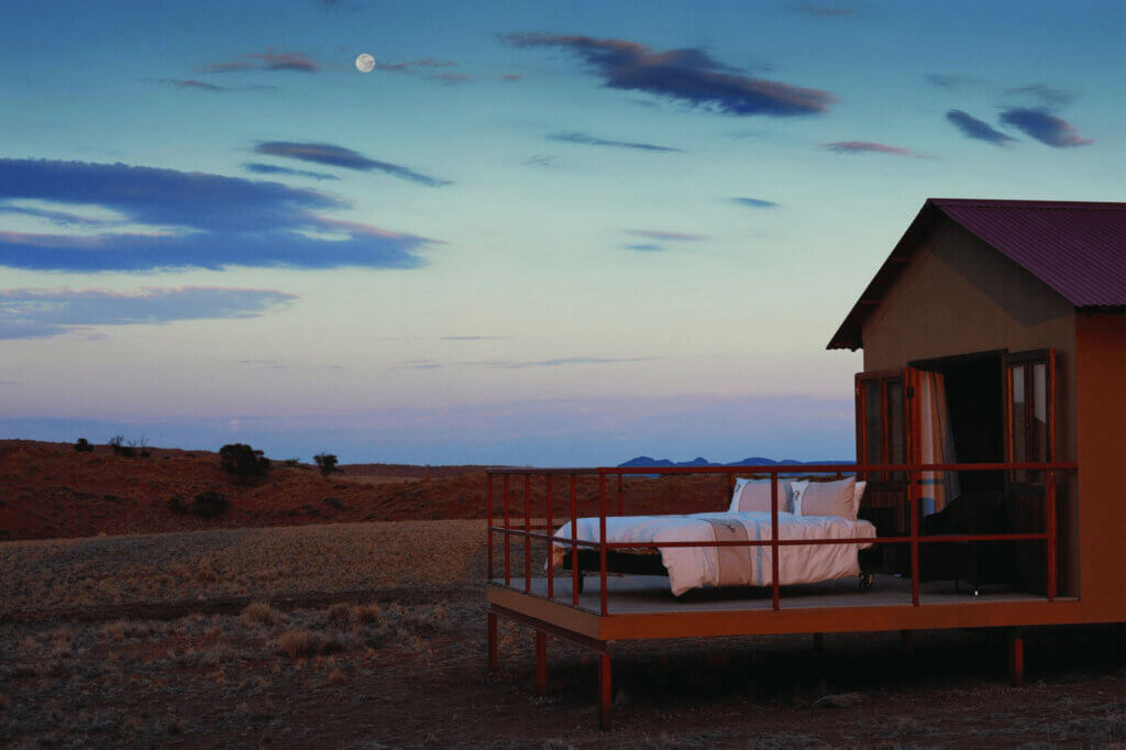 Bungalow des Namib Dune Star Camps