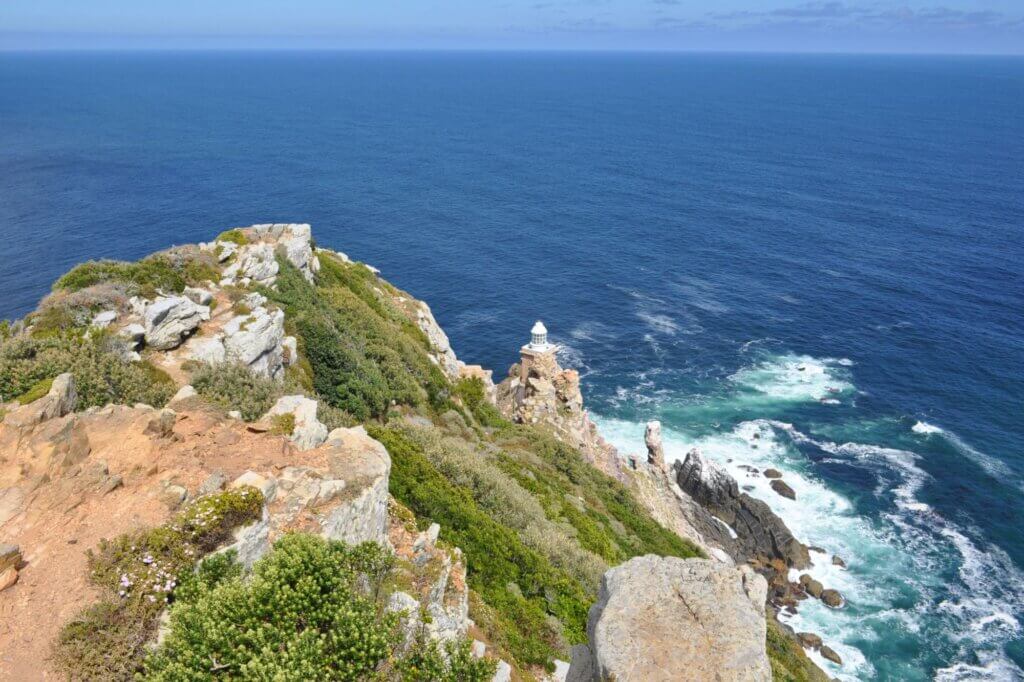 Pfad zum neuen Leuchtturm am Cape Point – rauer Wind und Legenden am südwestlichen Ende Afrikas.