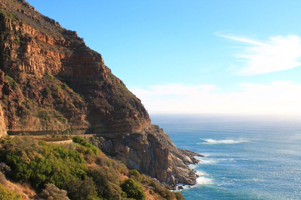Aussicht vom Chapman’s Peak Drive – die berühmte Panoramastraße über den Klippen des Atlantiks.