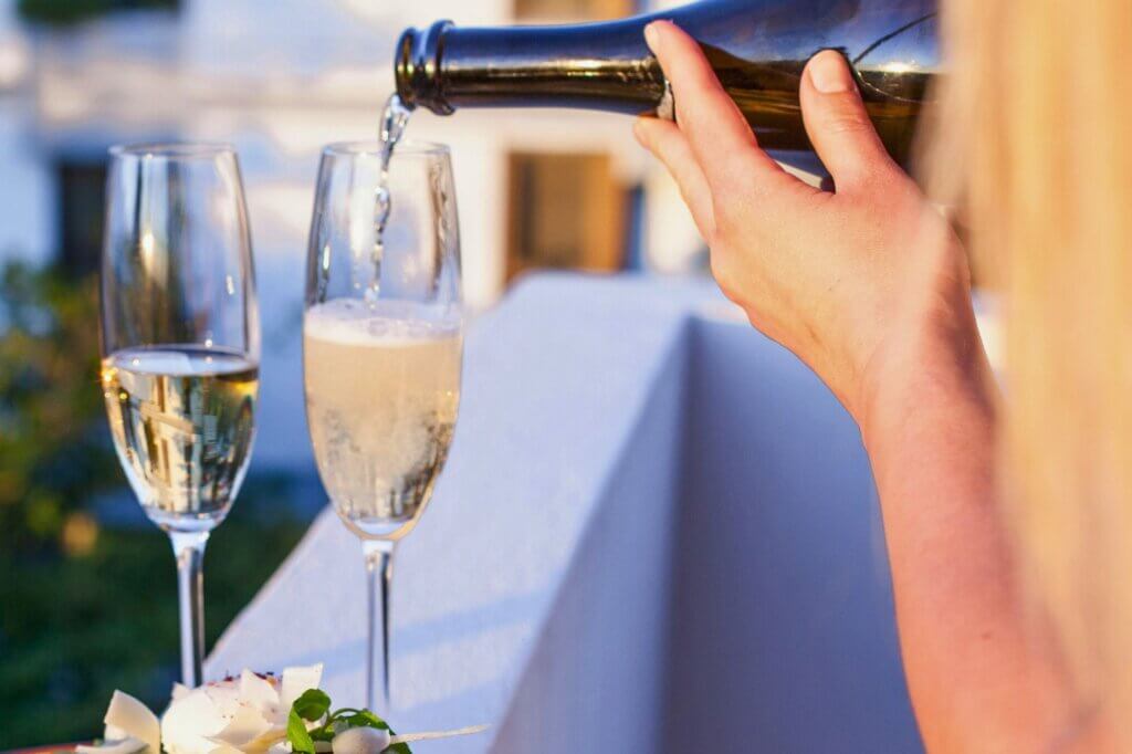 Weinprobe mit Kaapse Vonkel auf dem Familienweingut Simonsig bei Stellenbosch