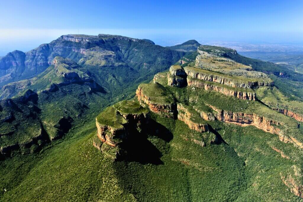 Fahre zum abgelegenen Aussichtspunkt über den Blyde River Canyon